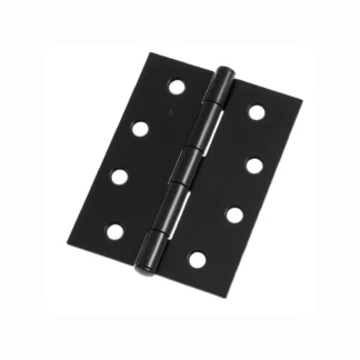 butt hinge set of 2, black - lề lá