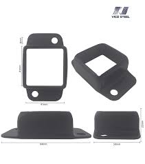 40x40mm brackets, monument color, double lug