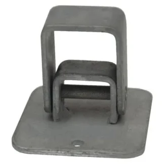 38x25 Steel fence rail bracket adjustable