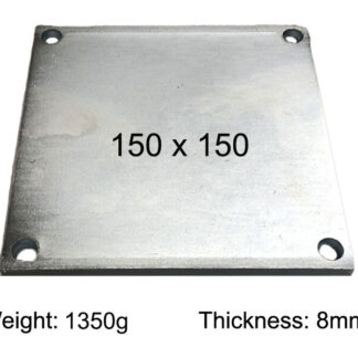 150 x 150 mm base plate